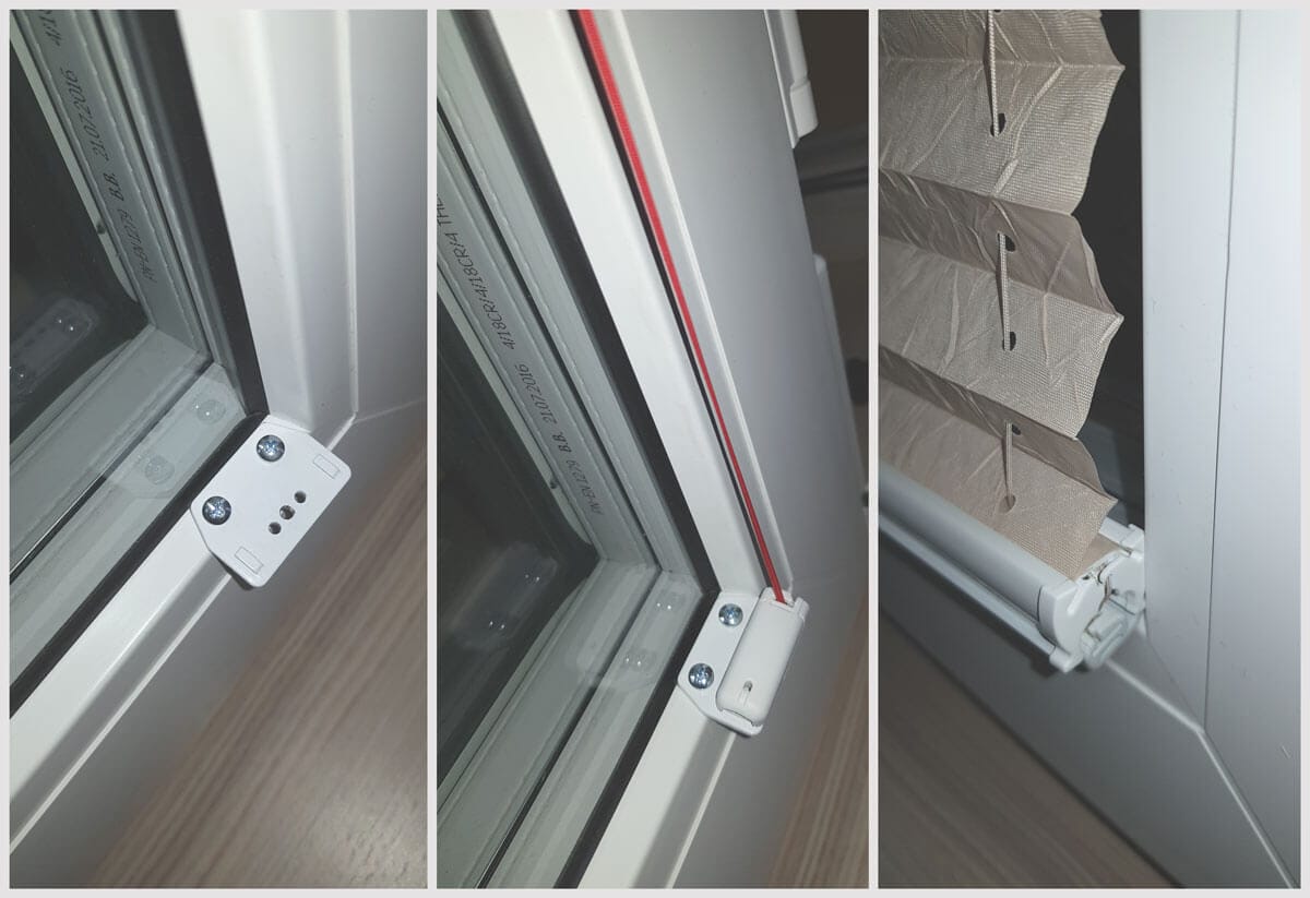 Sockelplatte bei schmaler Glasleiste