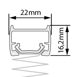 Cosiflor-Schiene Abmessungen