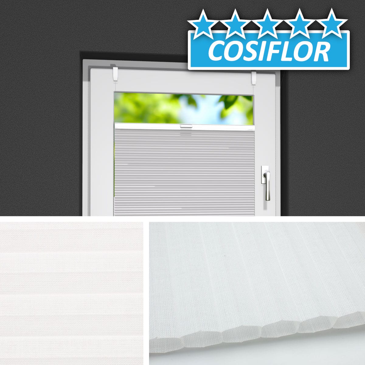 Transparentes Wabenplissee </br>Avantgarde-22