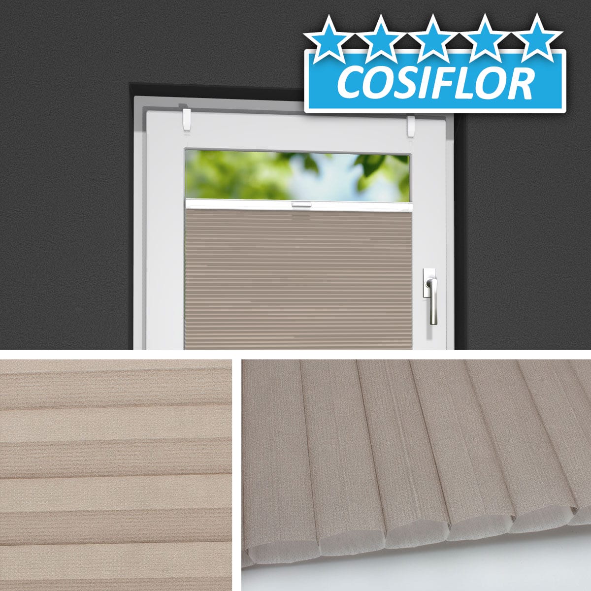 Blickdichtes Wabenplissee</br>Classic-40