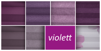 Plissee violett