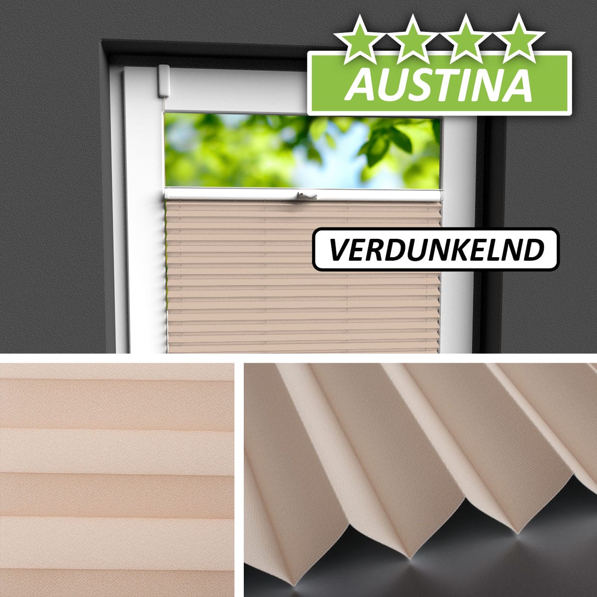 Verdunkelungsplissee </br>Florida 421-D