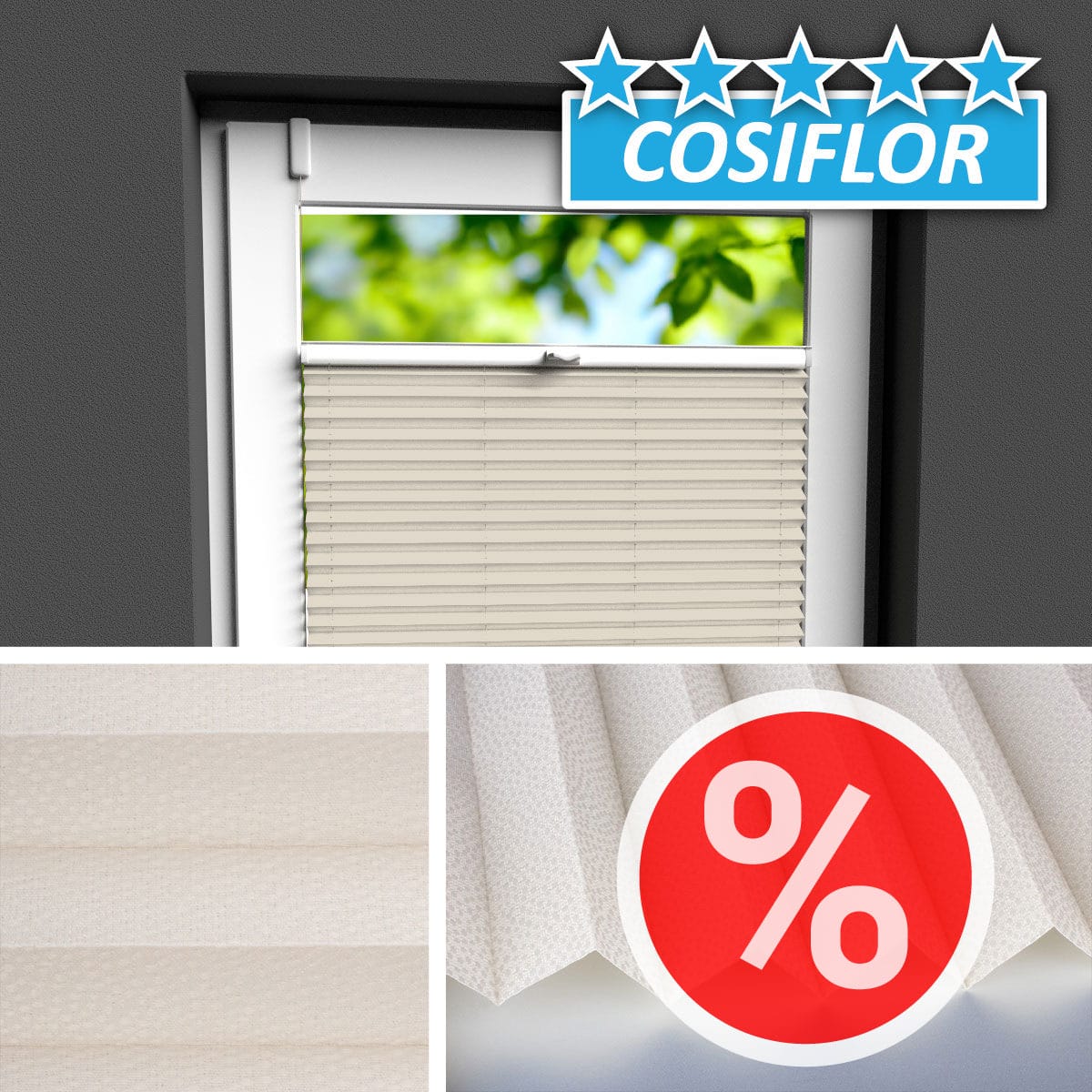 Plissee Rollo </br>Kos-3204