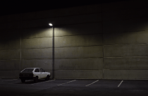 Lichtstärke Parkplatz