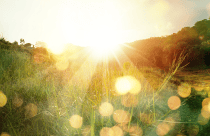 Lichtstärke Sonnenlicht