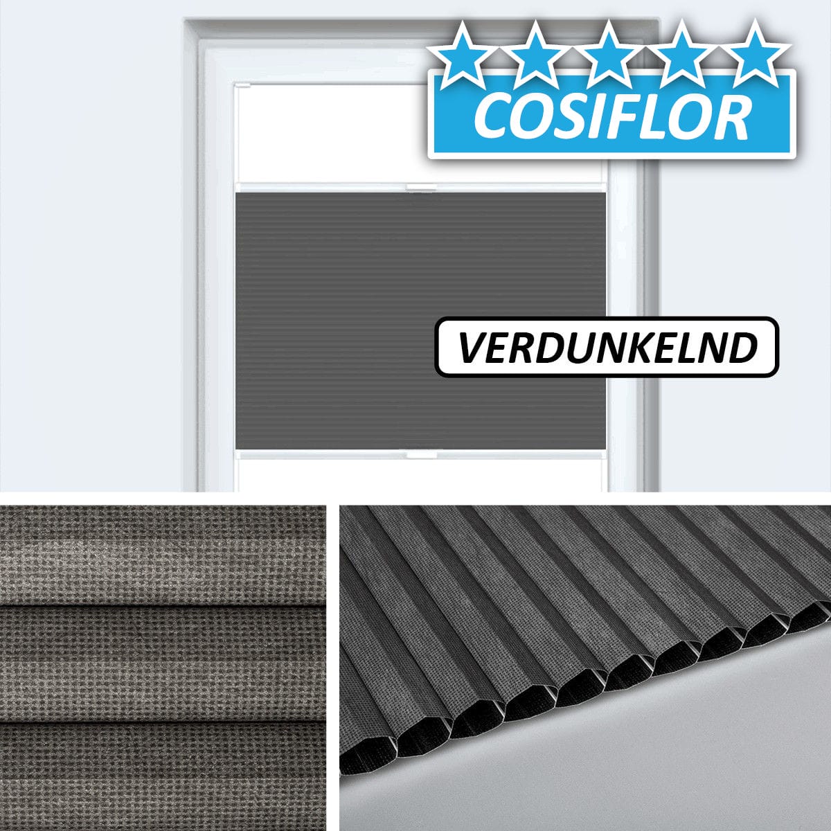 Verdunkelndes Wabenplissee </br>Moon V-16