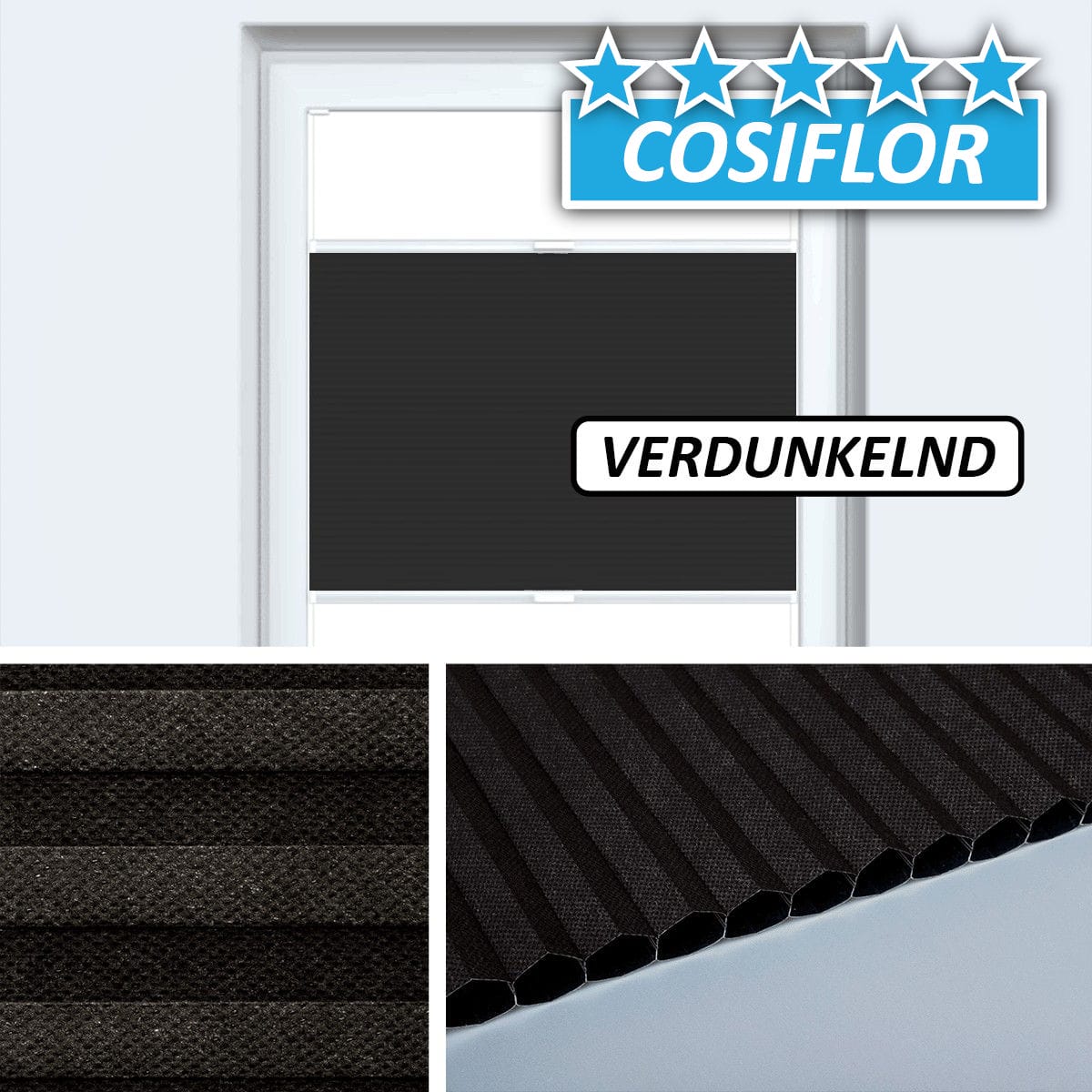 Verdunkelndes Wabenplissee </br>Moon V-17