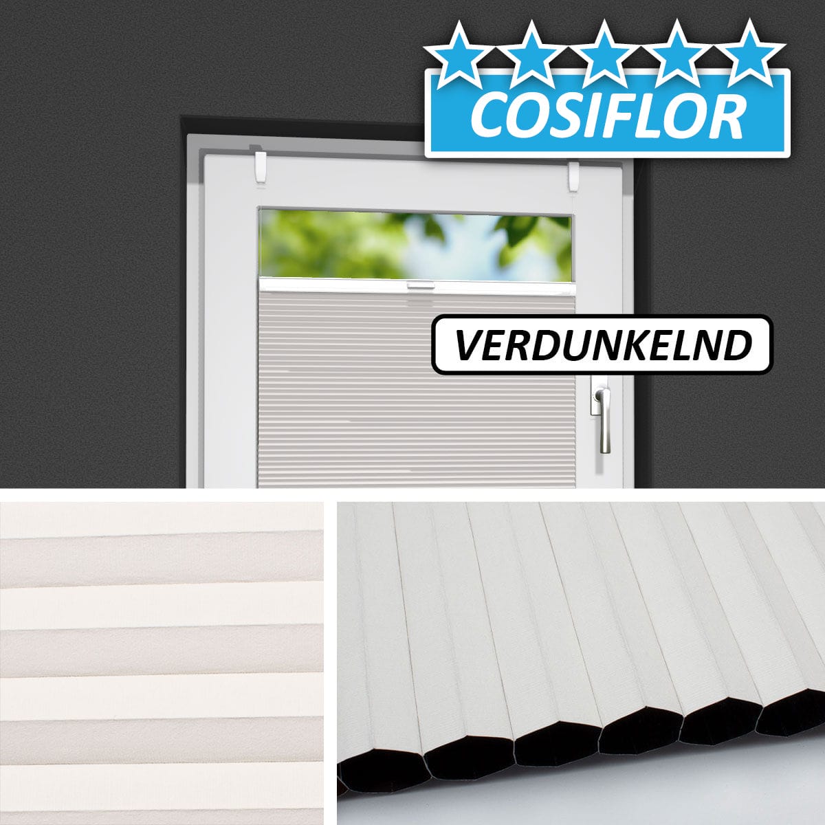 Verdunkelndes Wabenplissee </br>Moon V-21