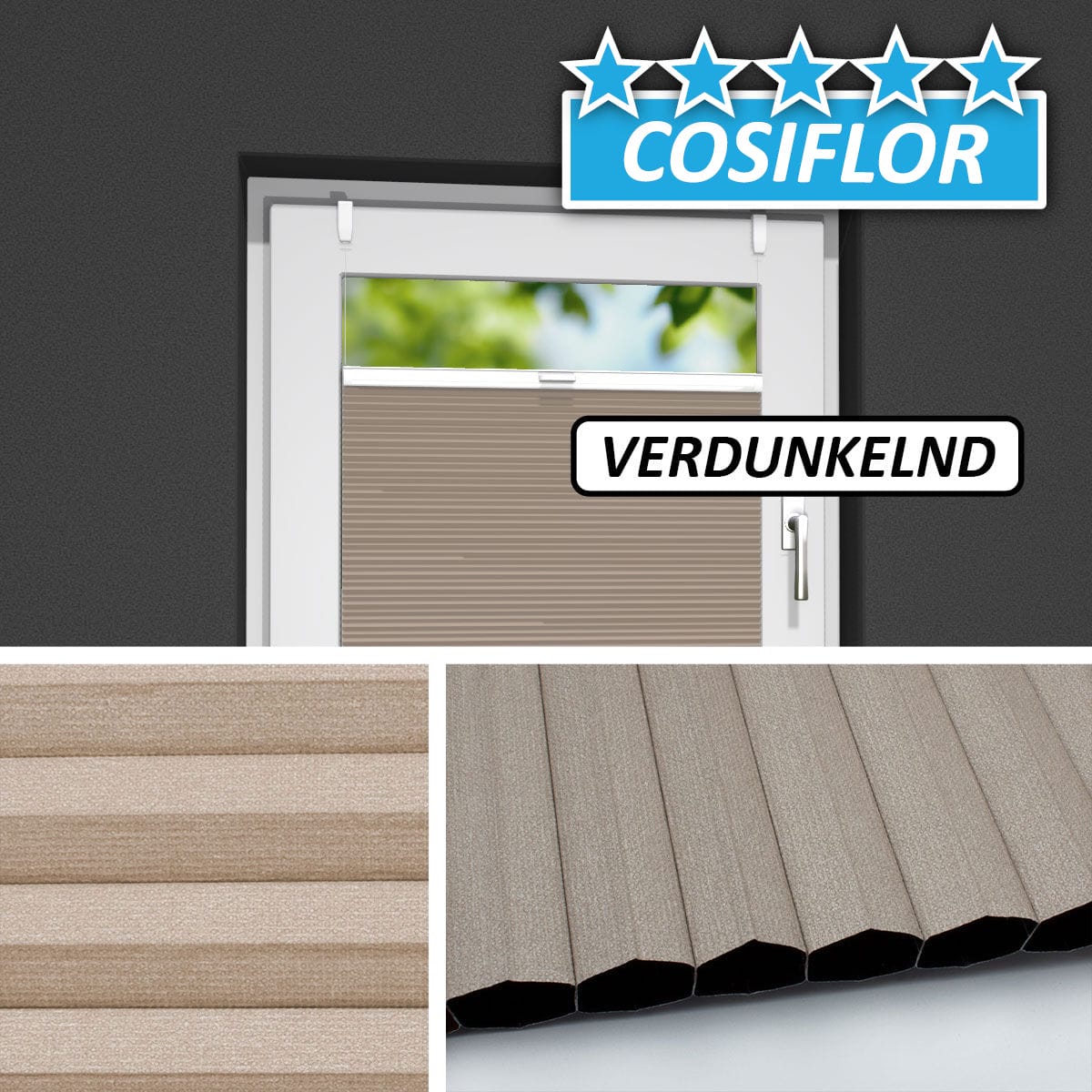 Verdunkelndes Wabenplissee </br>Moon V-23