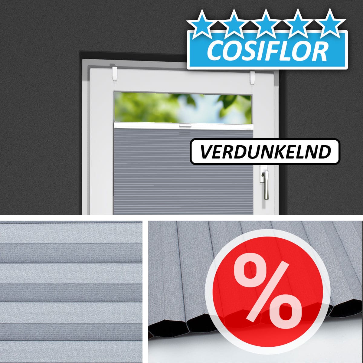 Verdunkelndes Wabenplissee </br>Moon V-28