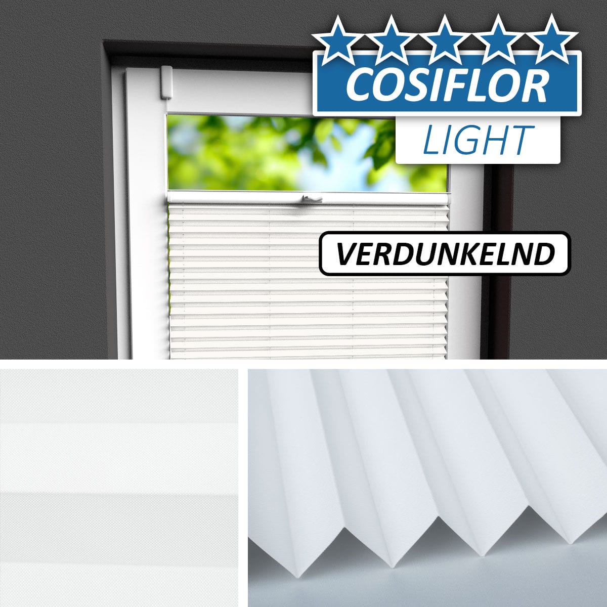 Verdunkelungsplissee </br>München V-01 | CL