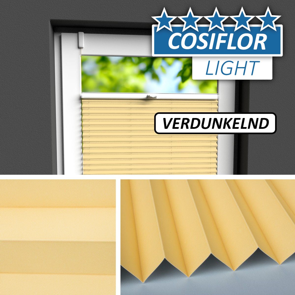 Verdunkelungsplissee </br>München V-03 | CL
