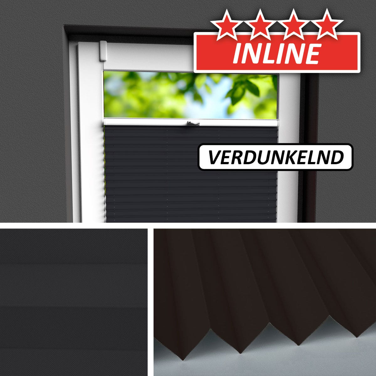 Verdunkelungsplissee </br>München V-16