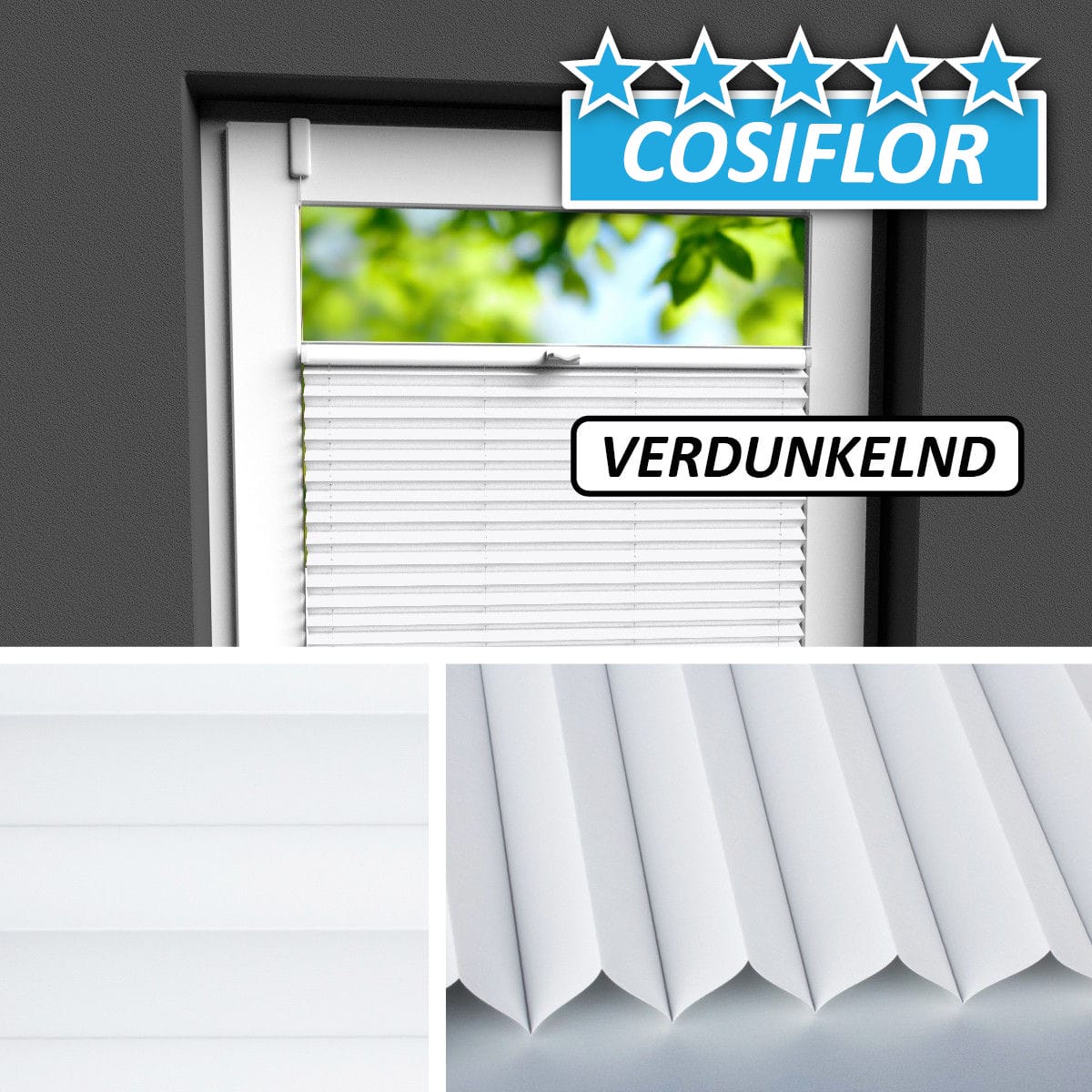 Verdunkelungsplissee </br>Samos PX-V-6103