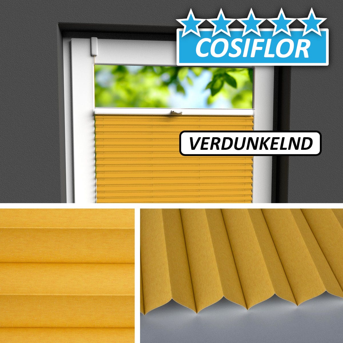 Verdunkelungsplissee </br>Samos PX-V-6108