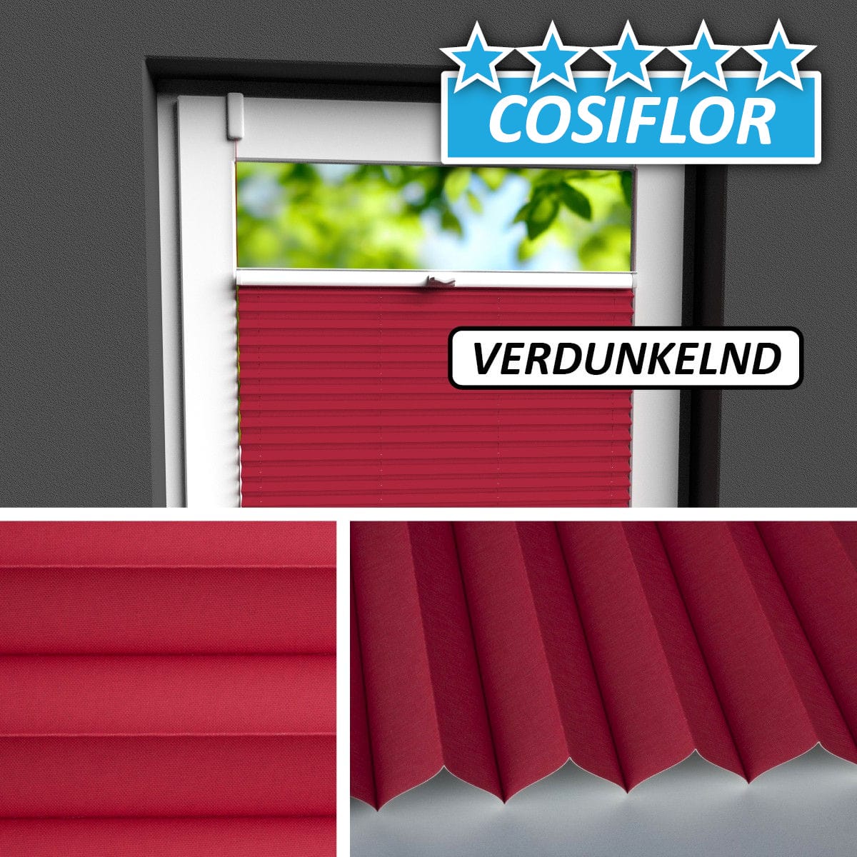 Verdunkelungsplissee </br>Samos PX-V-6109