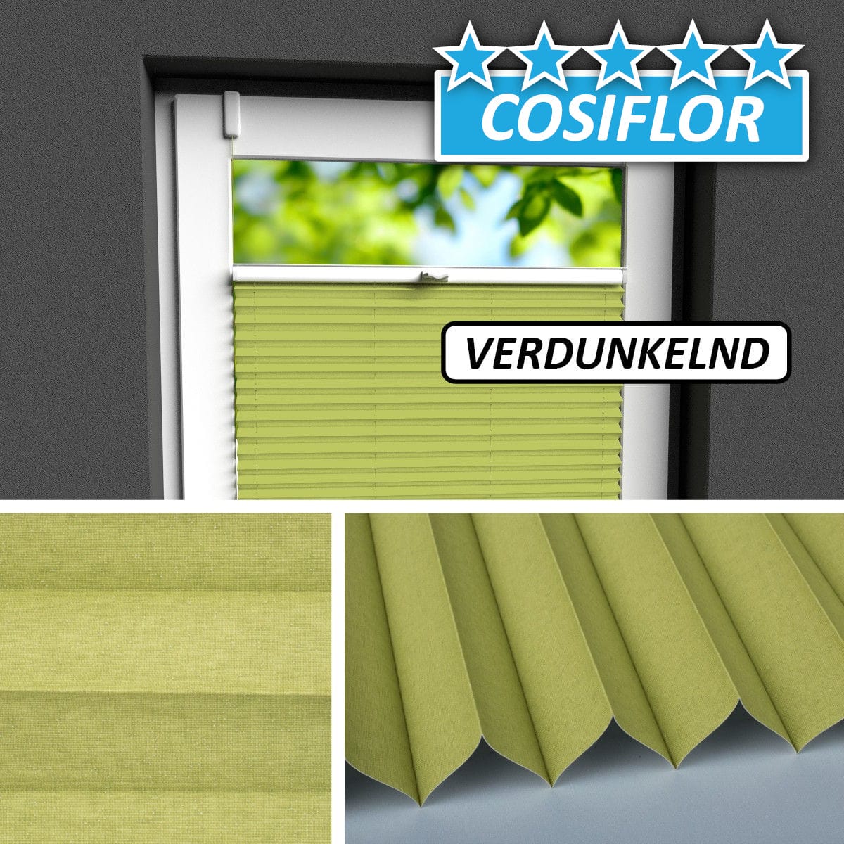 Verdunkelungsplissee </br>Samos PX-V-6126