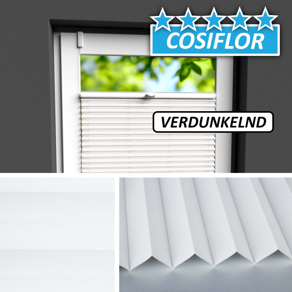 Verdunkelungsplissee </br>Samos V-6101