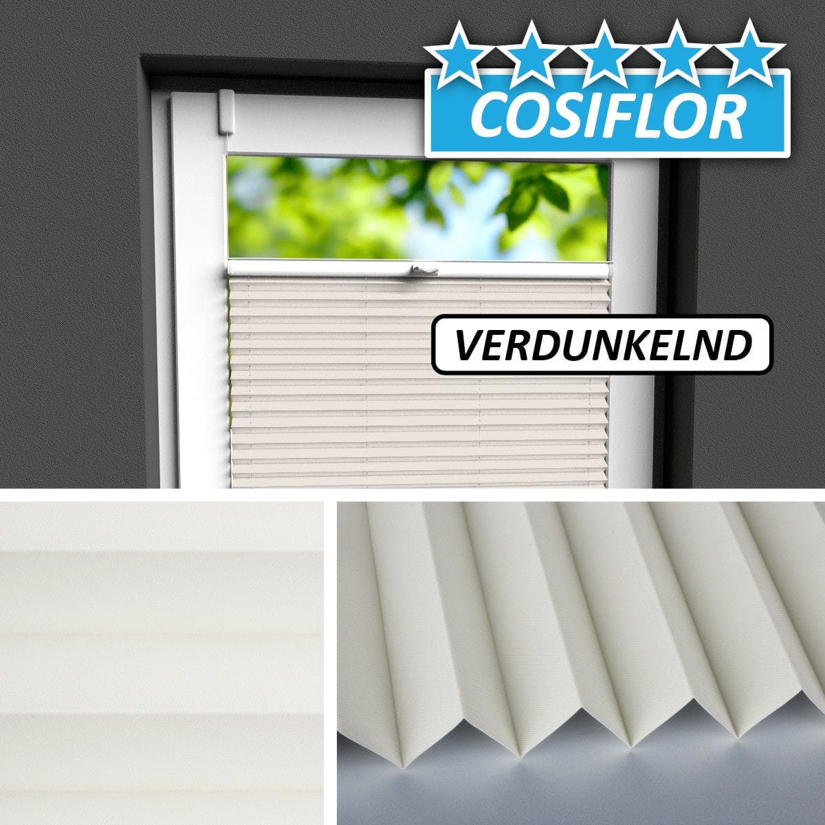 Verdunkelungsplissee </br>Samos V-6105