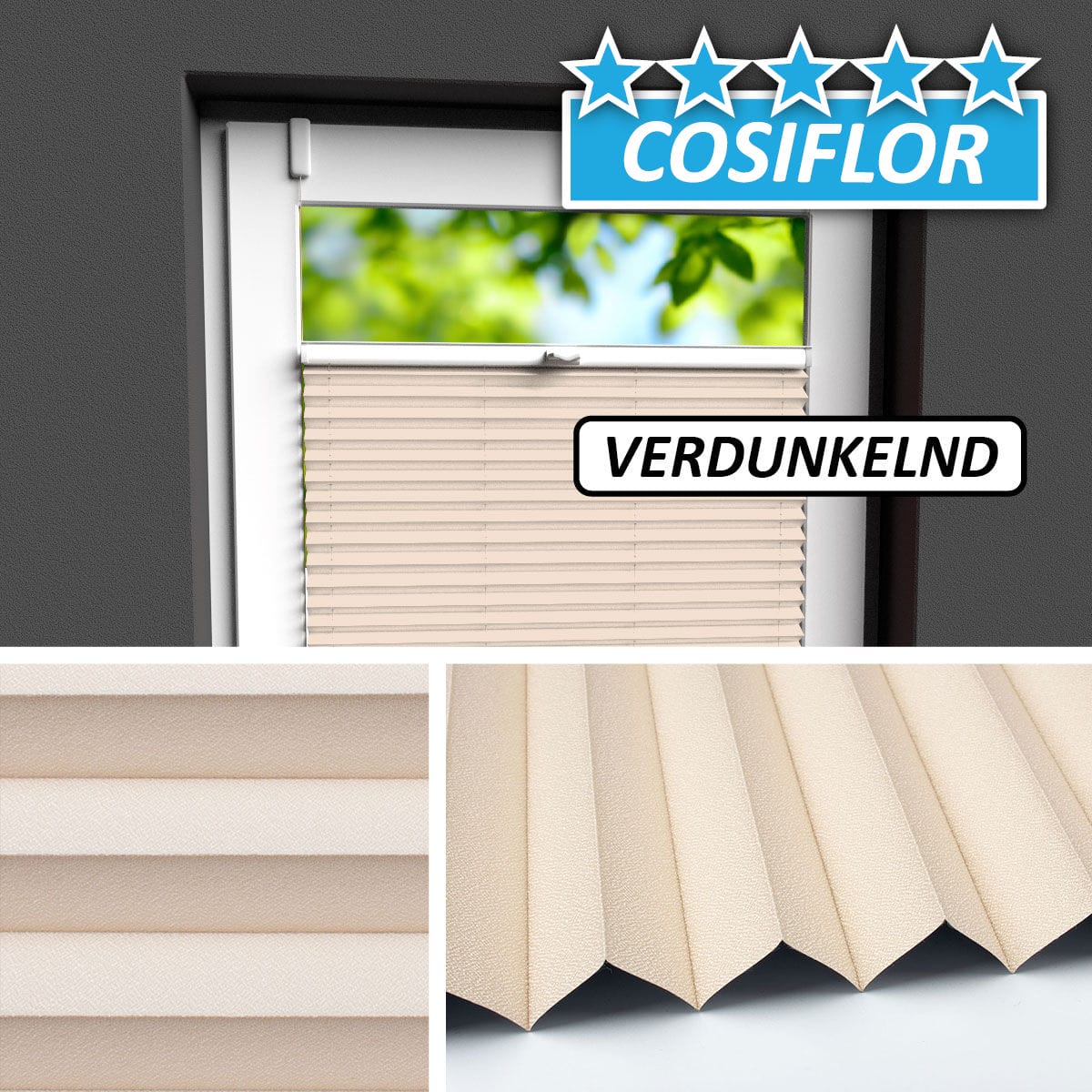 Verdunkelungsplissee </br>Samos V-6122