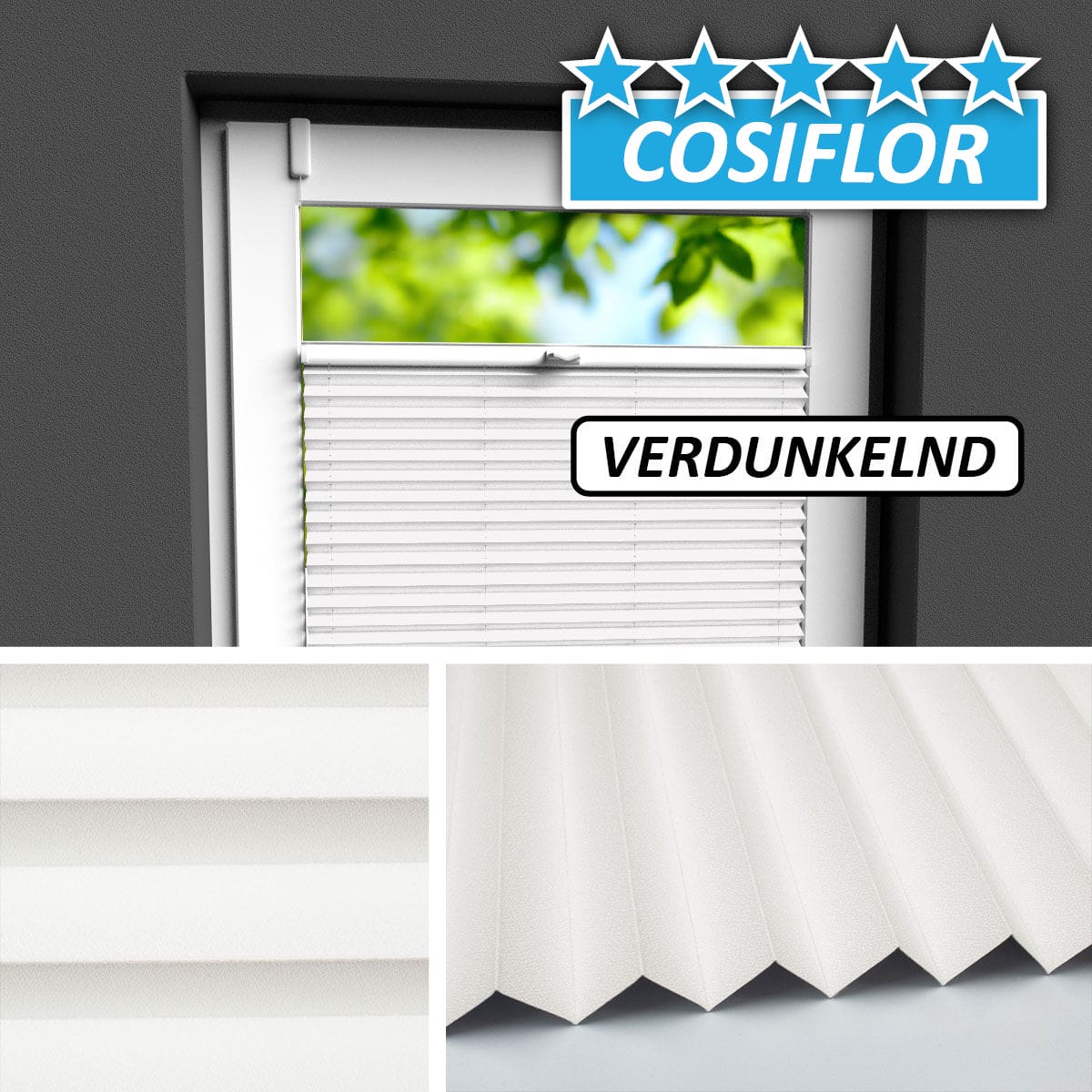 Verdunkelungsplissee </br>Samos V-6201