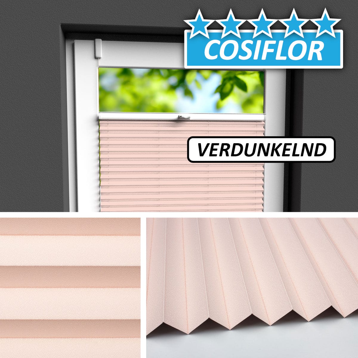 Verdunkelungsplissee </br>Samos V-6202