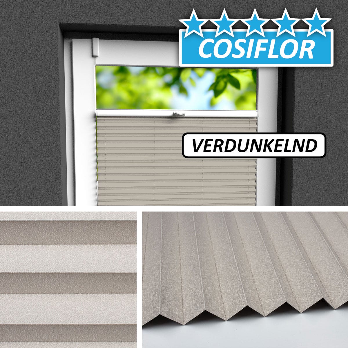 Verdunkelungsplissee </br>Samos V-6203