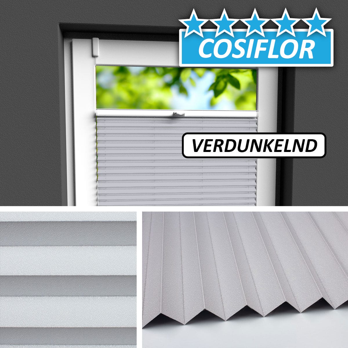 Verdunkelungsplissee </br>Samos V-6204