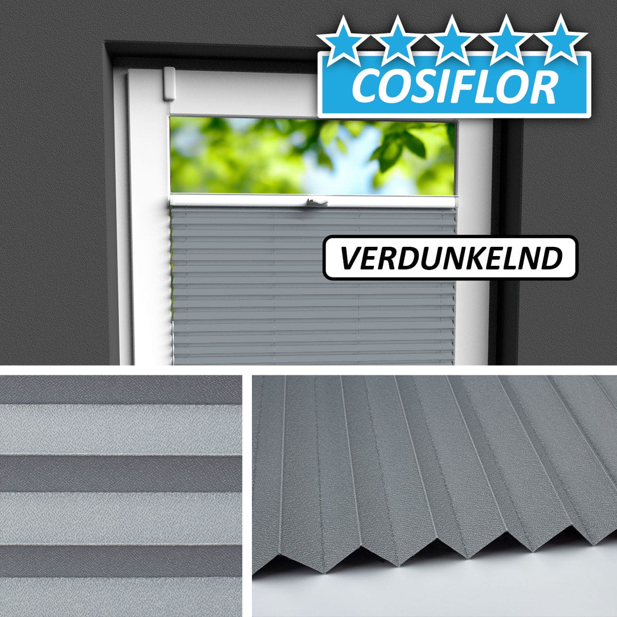 Verdunkelungsplissee </br>Samos V-6205