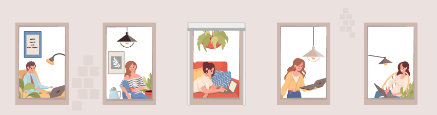 Sichtschutzprodukte im Vergleich vorher