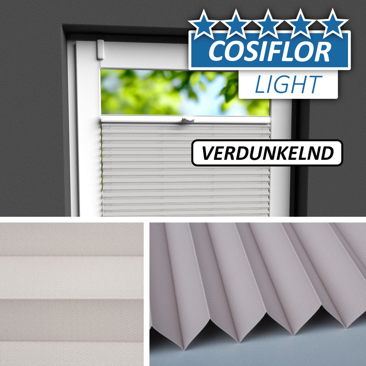 Verdunkelungsplissee </br>Starnberg V-06 | CL