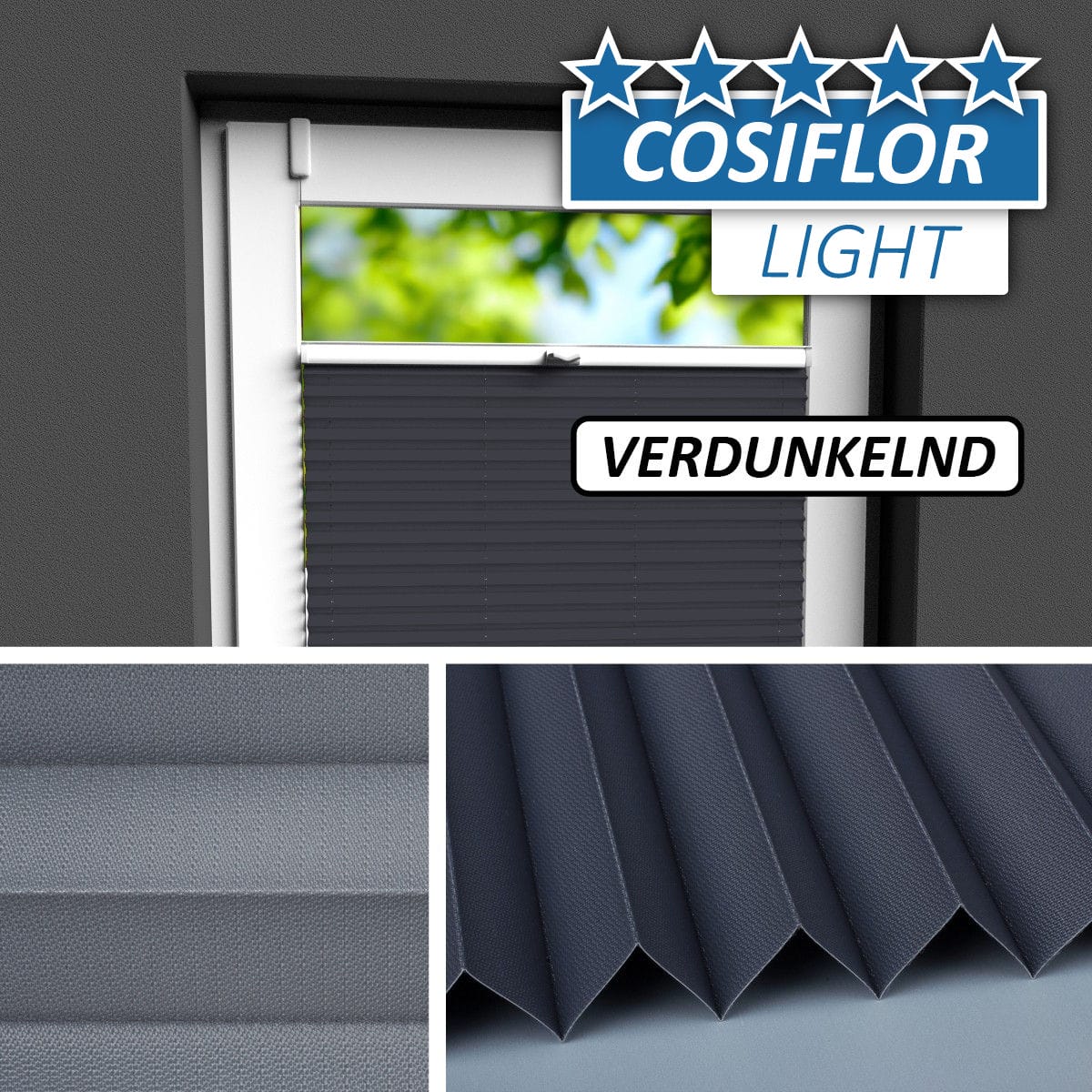 Verdunkelungsplissee </br>Starnberg V-07 | CL