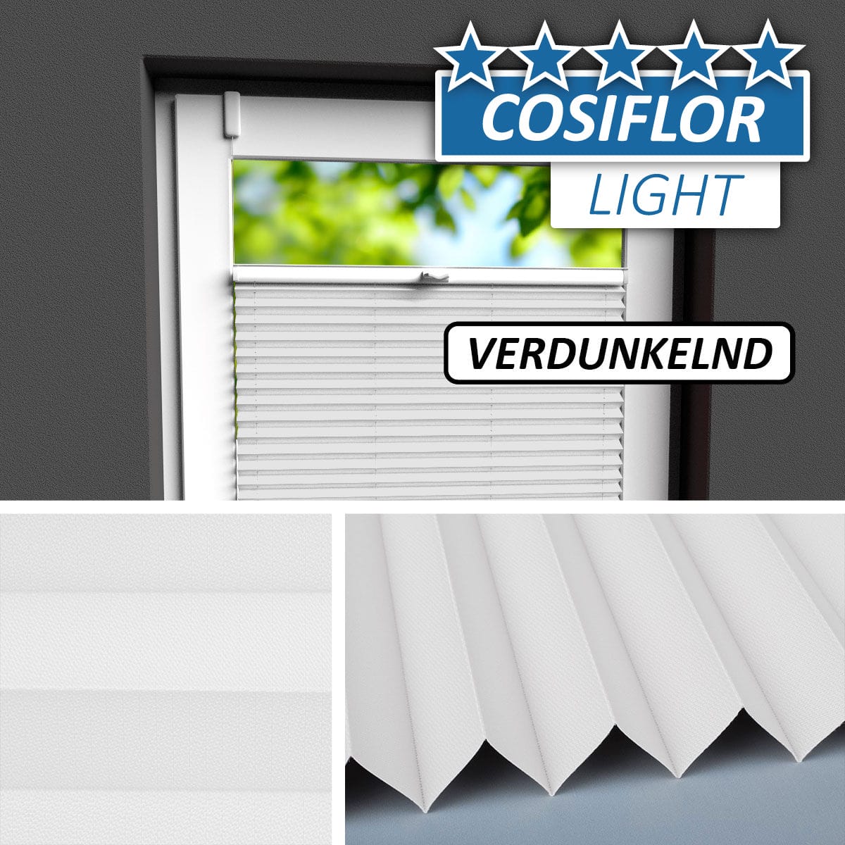 Verdunkelungsplissee </br>Starnberg V-11 | CL