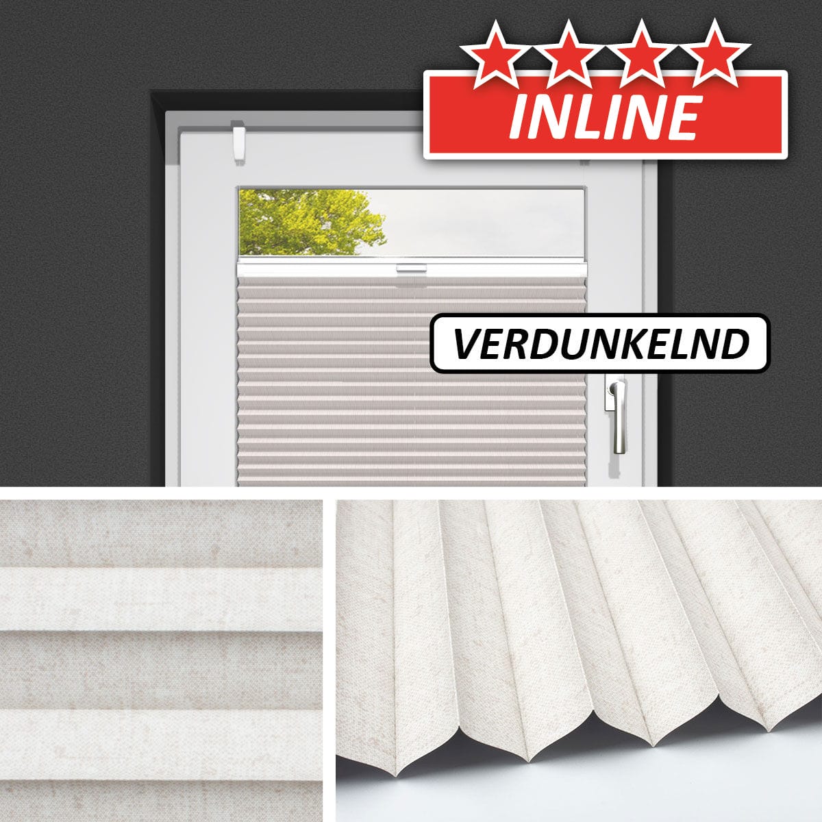Verdunkelungsplissee </br>Stuttgart PX-V-31