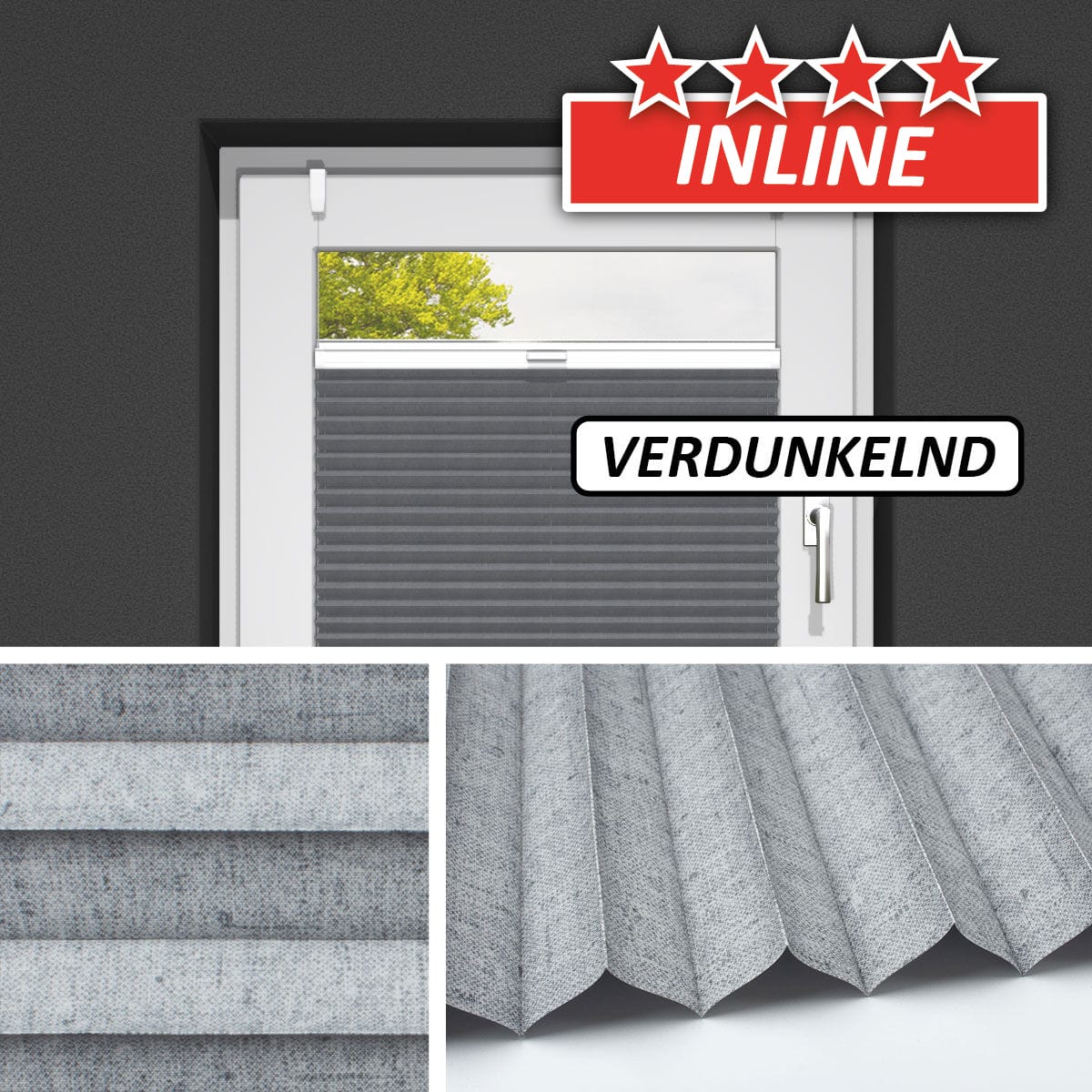 Verdunkelungsplissee </br>Stuttgart PX-V-33
